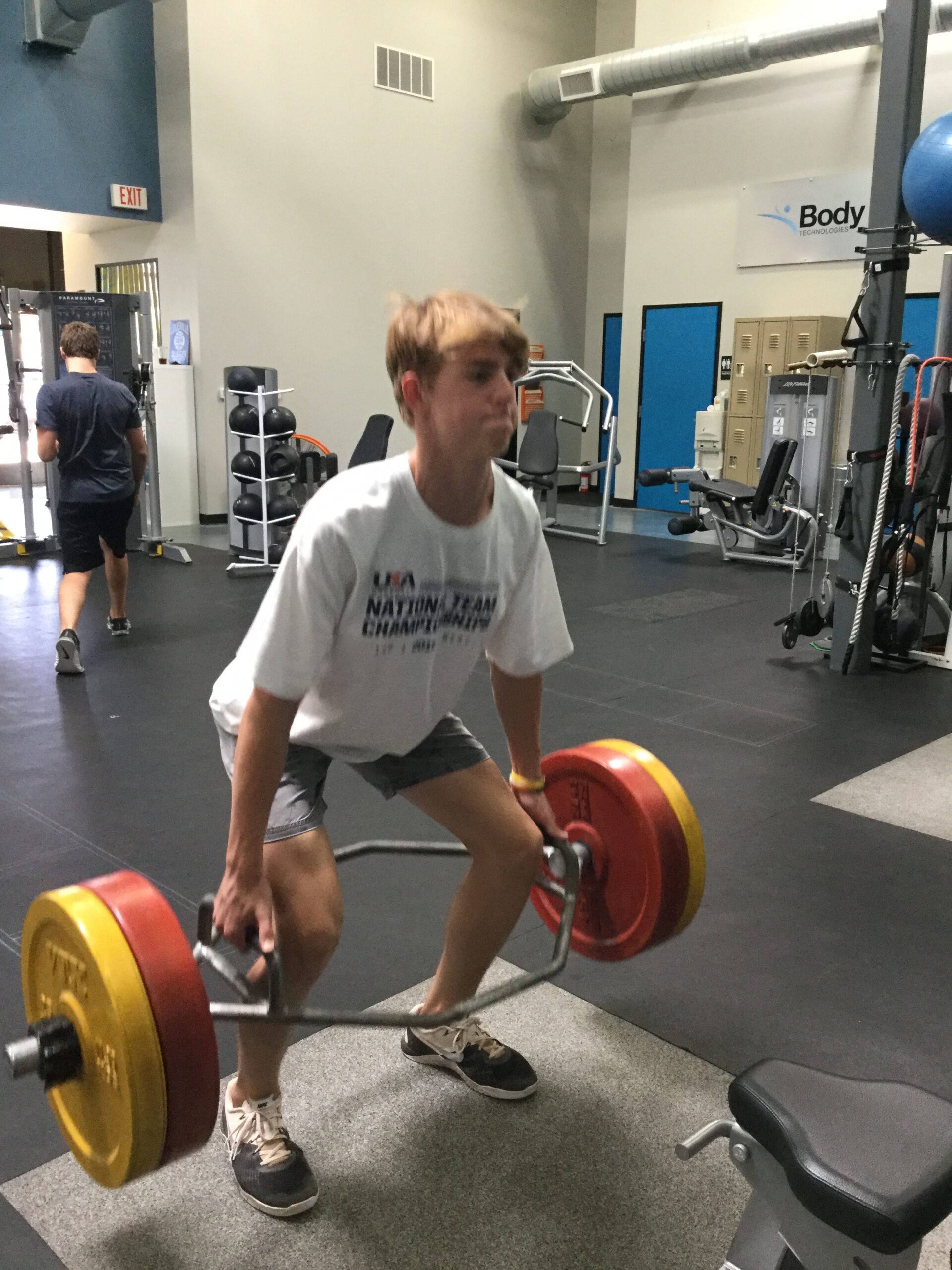Derek Smith early strength training at Hitting Institute